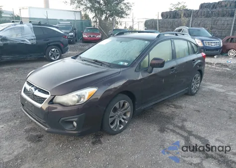 2013 Subaru Impreza 2.0I Sport Premium из США, поврежденный, VIN JF1GPAL64D2872004